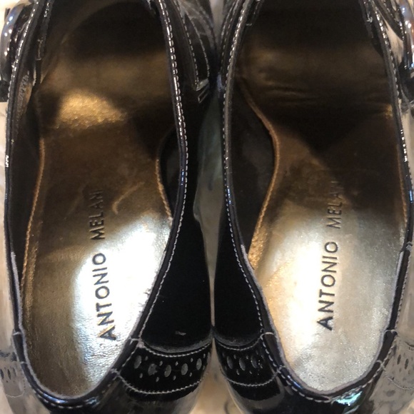 ANTONIO MELANI STORMY PATENT LEATHER BOOTIES - Picture 4 of 11